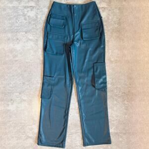 Afrm Sigmund Faux Lather Cargo Pants